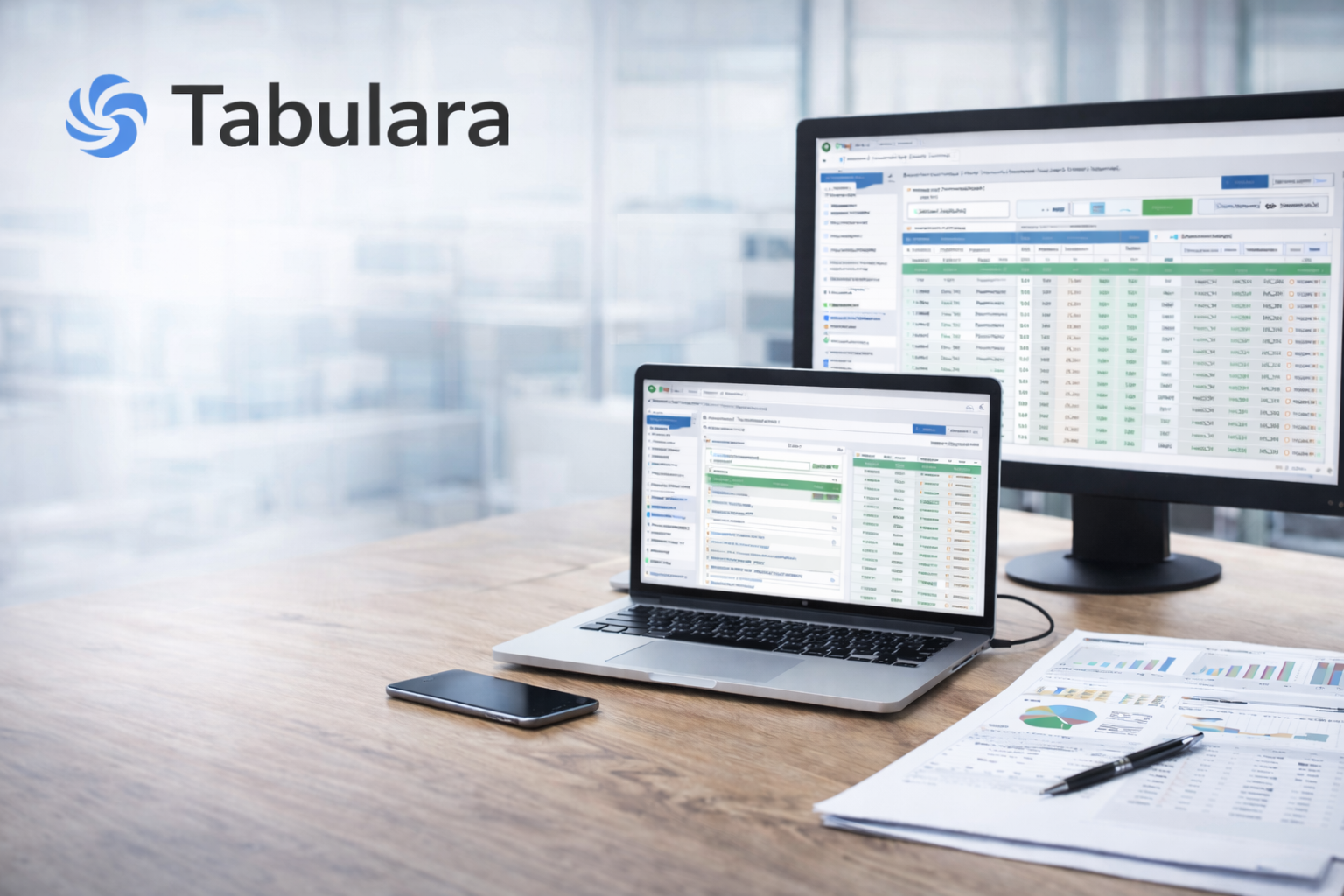 Tabulara is our service that allows to manipulate tabular data through natural language using AI